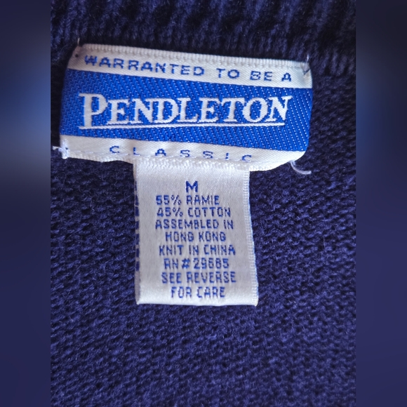 ​🌷 Pendleton Classic: Coastal Spring Sea Shell Cardigan - Picture 11 of 12